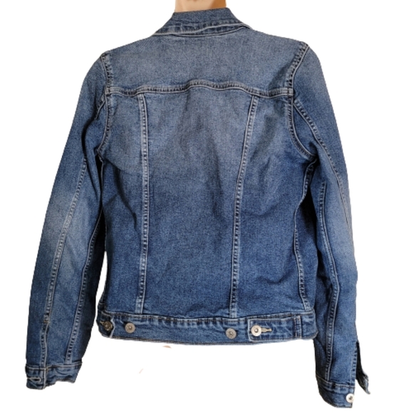 Denizen From Levi's Trucker Jean Denim Jacket Size Women's Medium - Picture 4 of 13